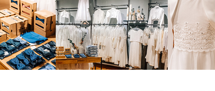 Kommunionskleider und -anzüge Ab sofort erhältlich