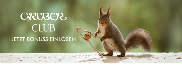 Jetzt BoNüsse knacken in der Gruber Club App