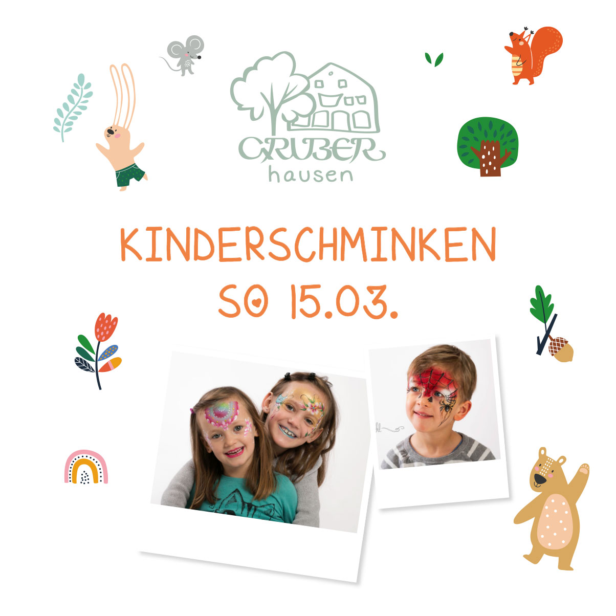 Kinderschminken am Verkaufsoffenen Sonntag